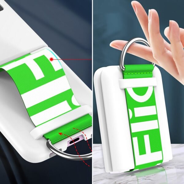Capa com alça de dedo Samsung Z Flip 3 e Z Flip 4. - Imagem 2