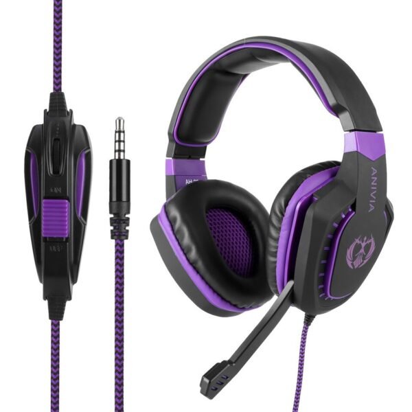 Fones de ouvido Headset gamer Anívia com eliminação de ruídos - Imagem 4