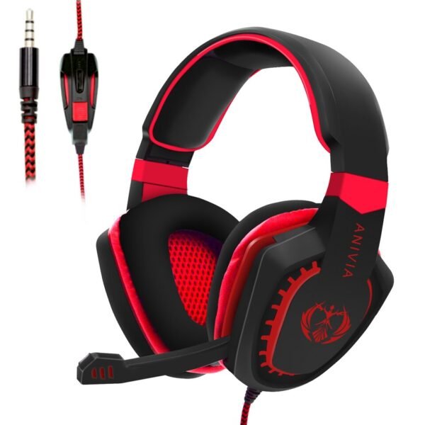 Fones de ouvido Headset gamer Anívia com eliminação de ruídos - Imagem 2