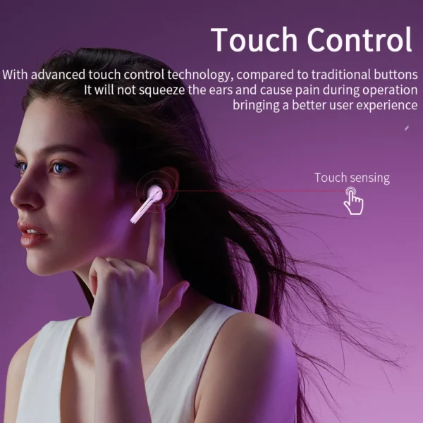 Earbuds True Wireless Earphone Noise Cancelling Update Bluetooth 5.3 Headset HD Music Headphone In-Ear Handsfree With Mic - Imagem 5